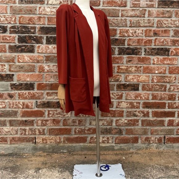 NYCC burnt orange/rust colored sweater with pockets / 1X / Excellent condition - Picture 8 of 9